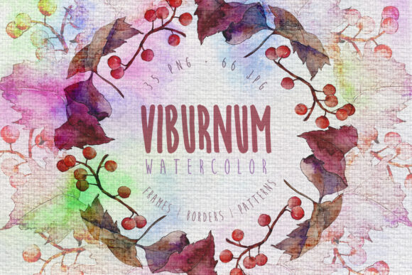 Autumn Viburnum Leaf Watercolor Set Review