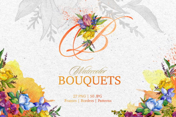 Magic Bouquet Watercolor Illustrations