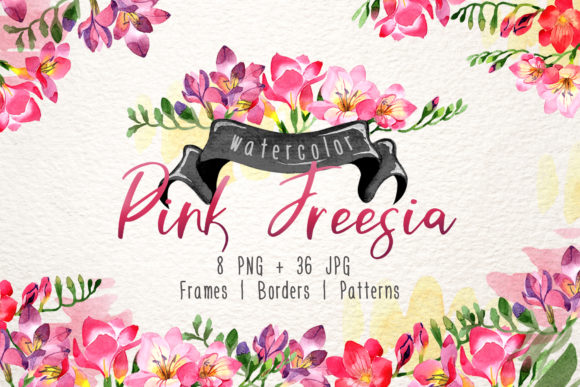 Pink Freesia Watercolor Embroidery Review