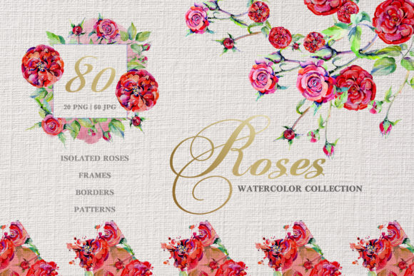 Rose Red Magic Watercolor Embroidery Review